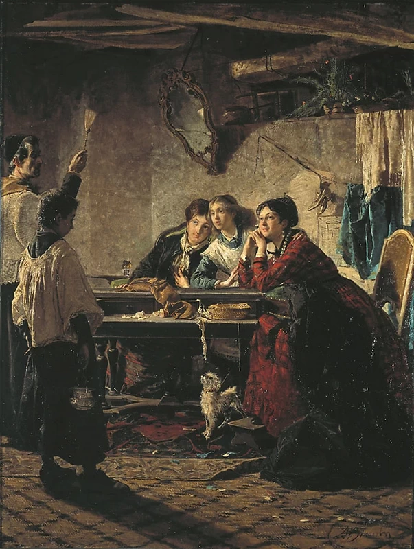 La benedizione delle case - Pinacoteca di Brera, Milano